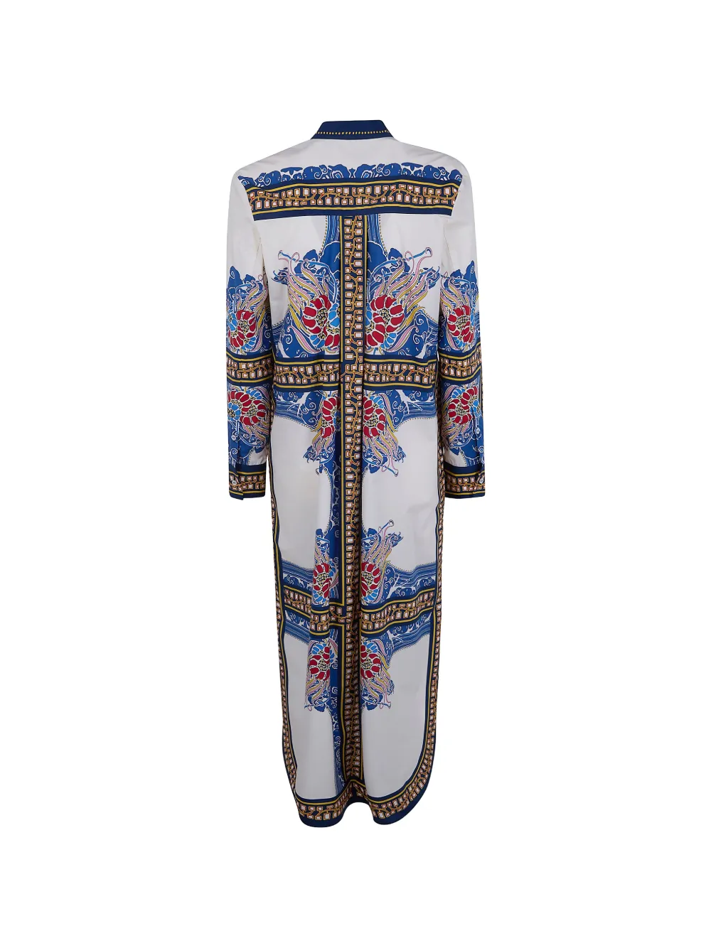 La DoubleJ Maxi-jurk met bloemenprint Wit