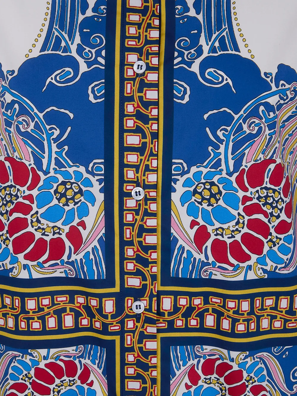 La DoubleJ Maxi-jurk met bloemenprint Wit