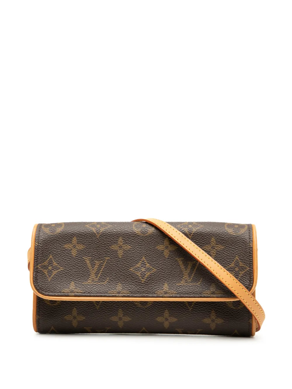 Louis Vuitton Pre-Owned 2002 Monogram Pochette Twin PM crossbody bag - Braun