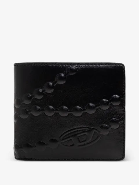 Diesel embossed bi-fold wallet
