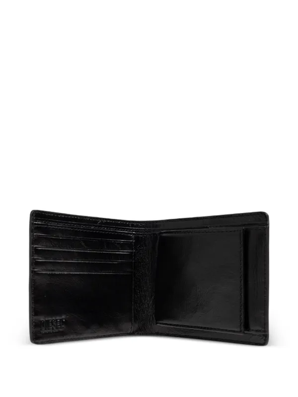 Diesel エンボス 二つ折り財布 | ブラック | FARFETCH JP