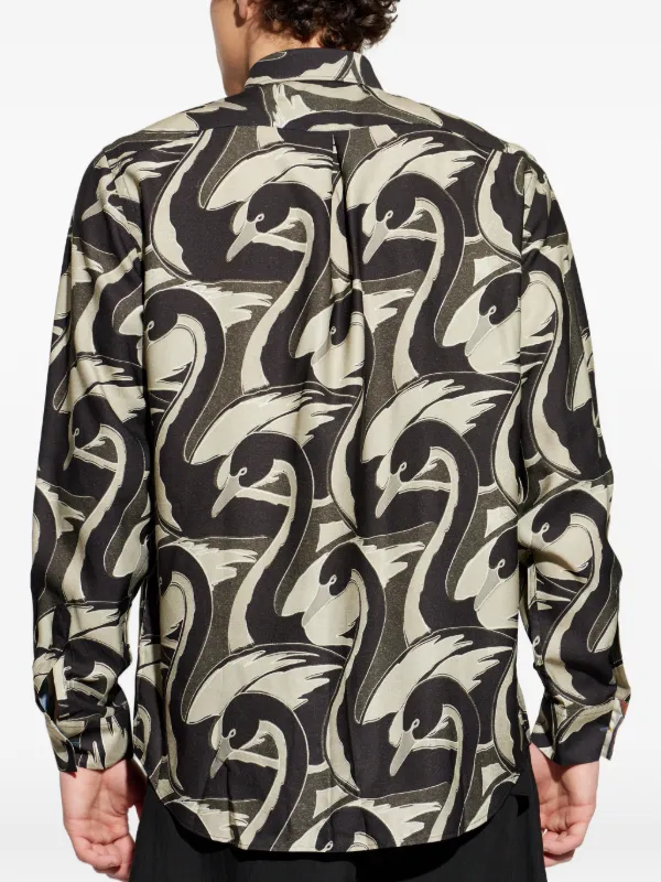 Paul Smith プリント シャツ | ブラック | FARFETCH JP