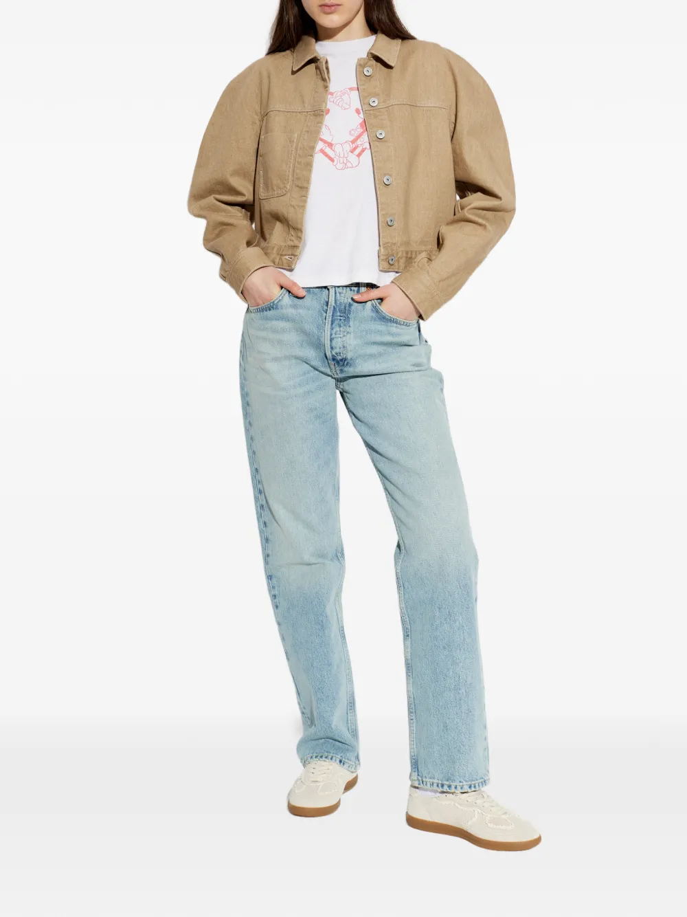 RE/DONE star-patch jeans - Blauw