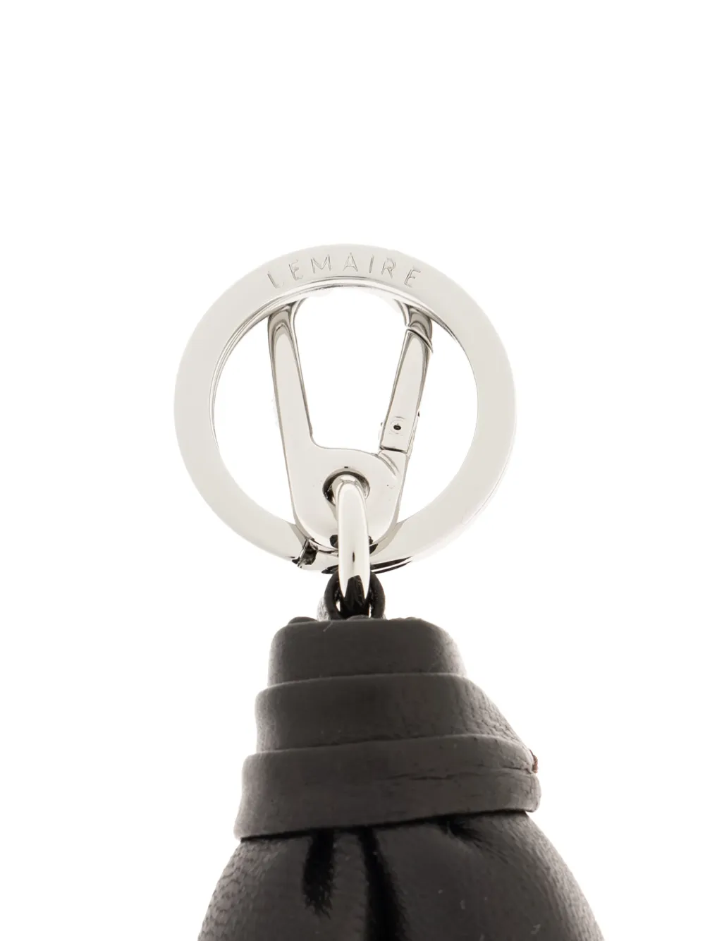  Lemaire Knotted Keyring - Black 