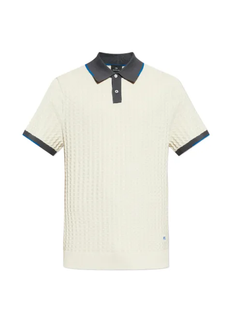 PS Paul Smith playera tipo polo texturizada