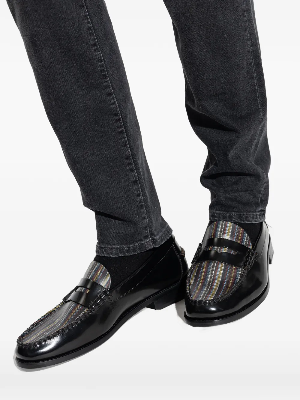 Paul Smith penny-strap loafers Zwart