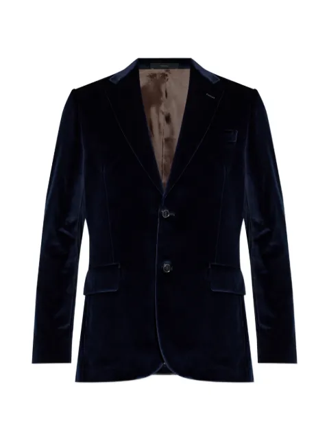 Paul Smith The Brierley velvet notched jacket