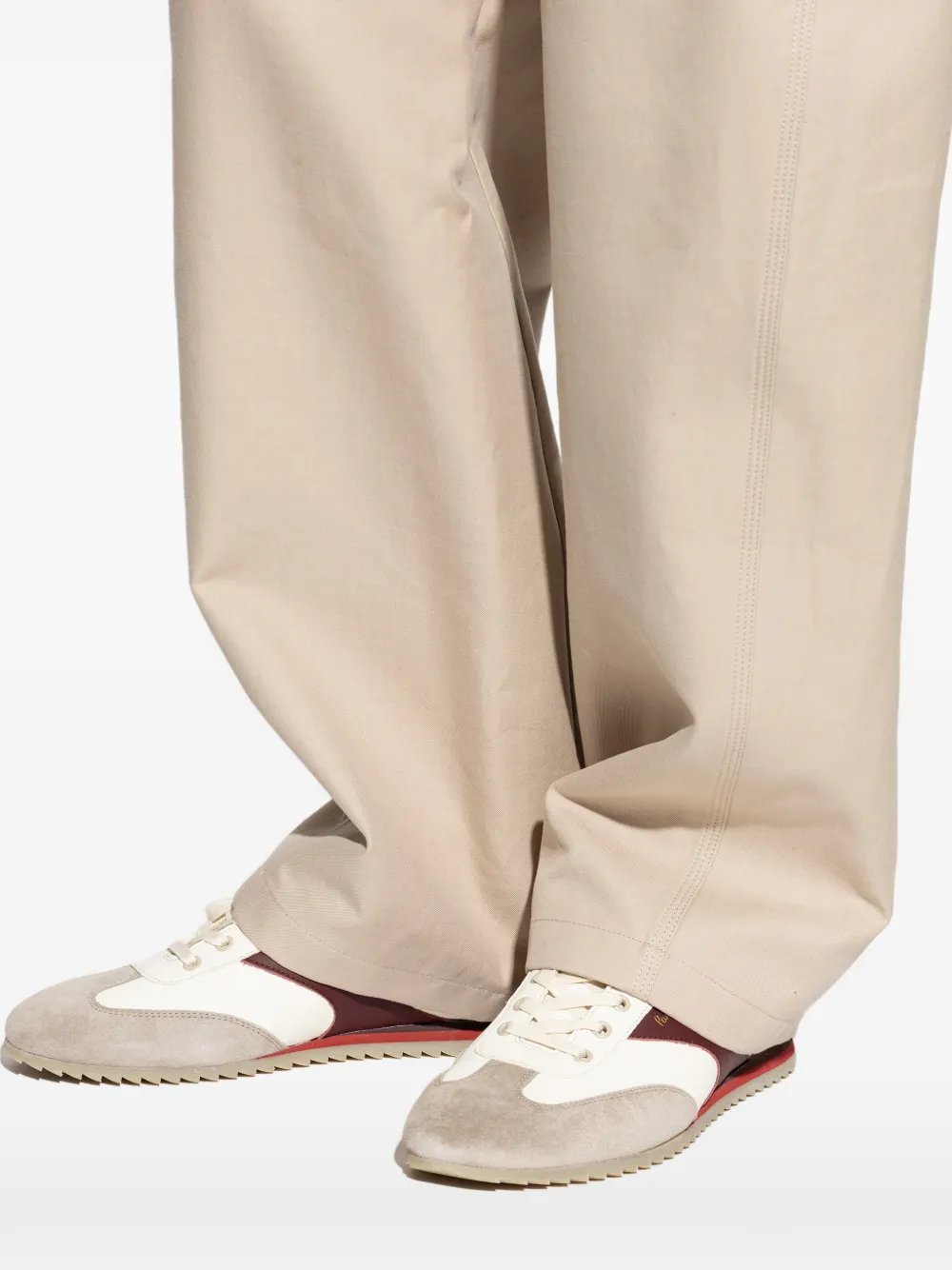 Paul Smith Sneakers met suède vlakken Beige