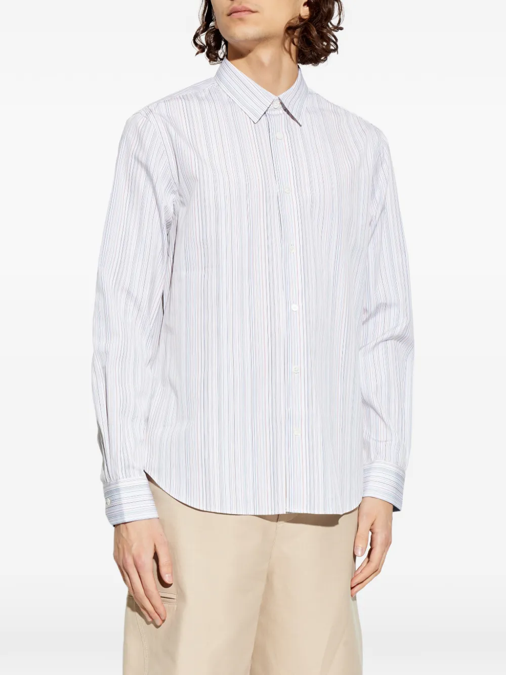 Paul Smith Gestreept overhemd Wit