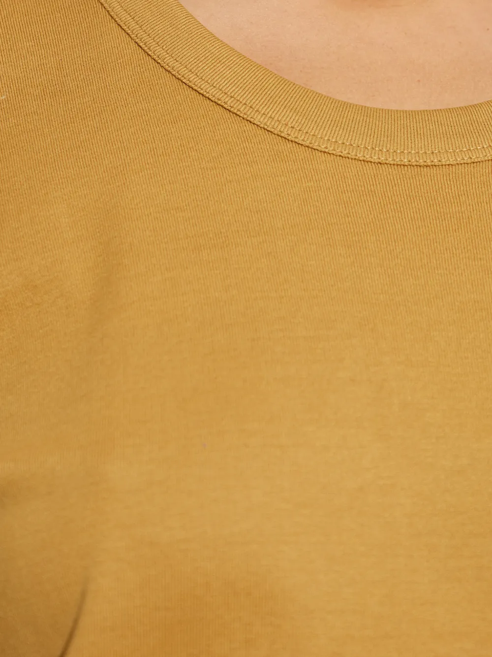 LEMAIRE T-shirt met korte mouwen en ronde hals Geel
