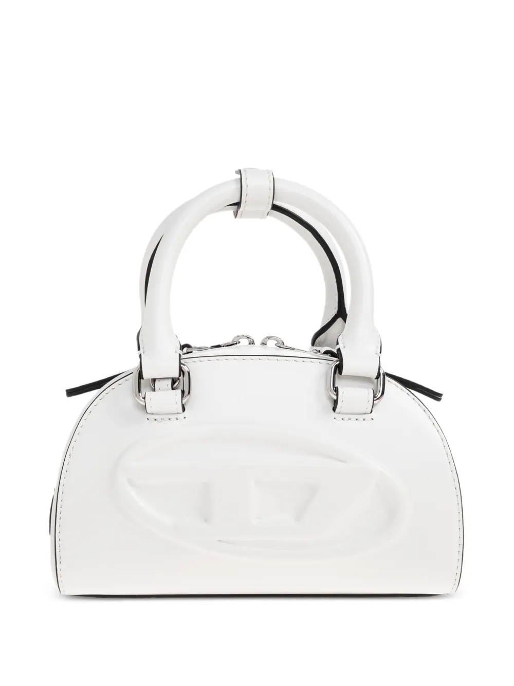 Diesel 1DR 2.0 Dome debossed-logo cross-body bag - Bianco