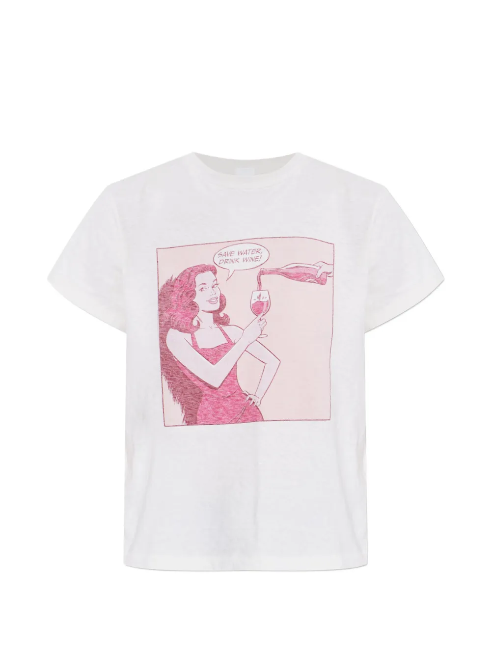 RE/DONE printed T-shirt - Bianco