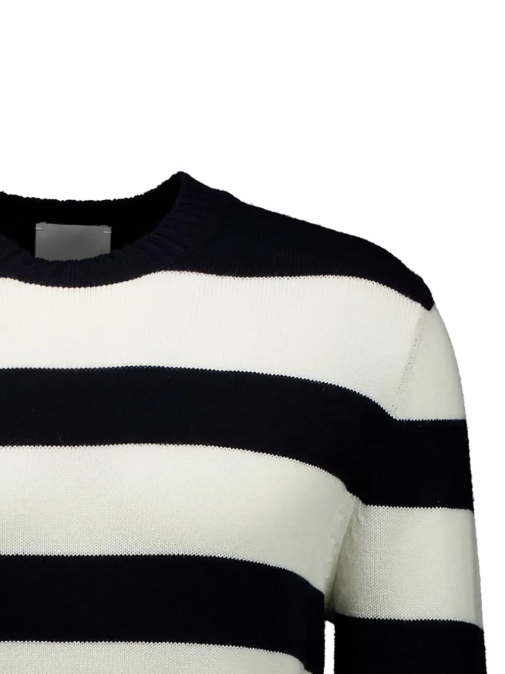 Allude striped sweater - Wit
