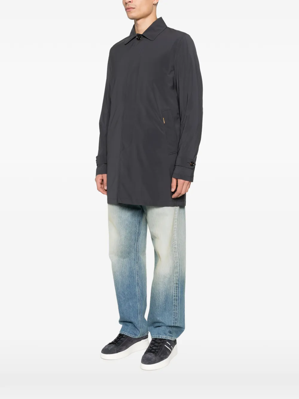  Moorer Vittor-ac Button-up Coat - Grey 