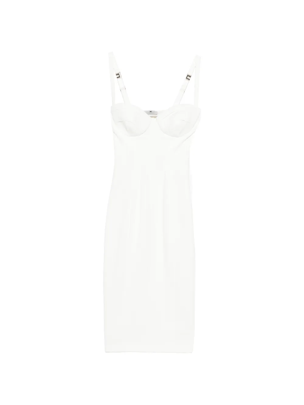 Elisabetta Franchi straps midi dress - Bianco