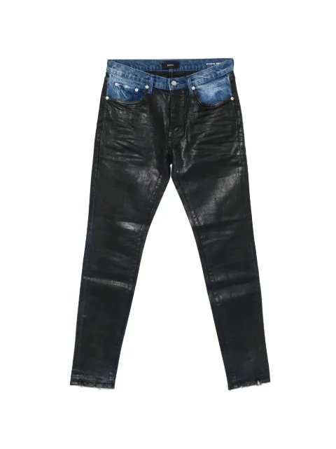 Purple Brand P001 coated skinny jeans