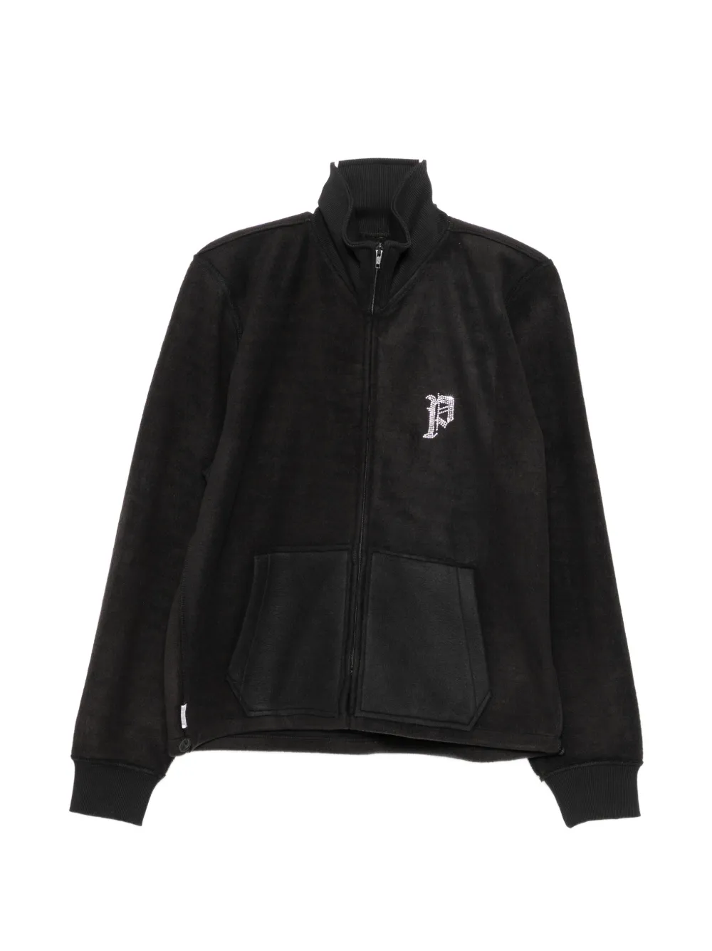 Prototypes X Alpha Industries Zip Embellished Sweatshirt In Black