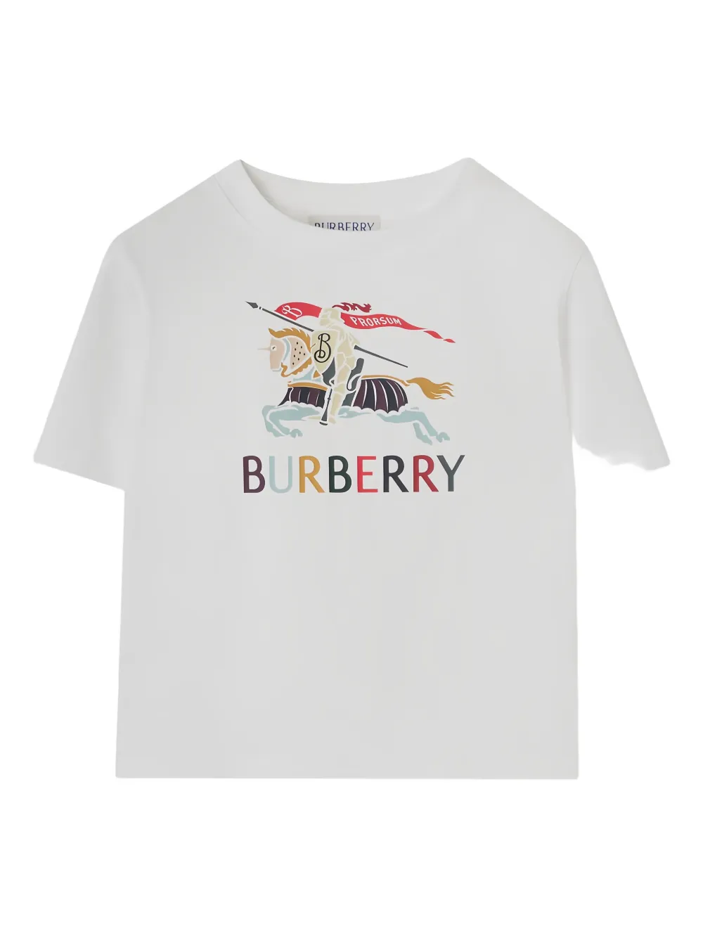 Burberry Kids T-shirt con logo - Bianco