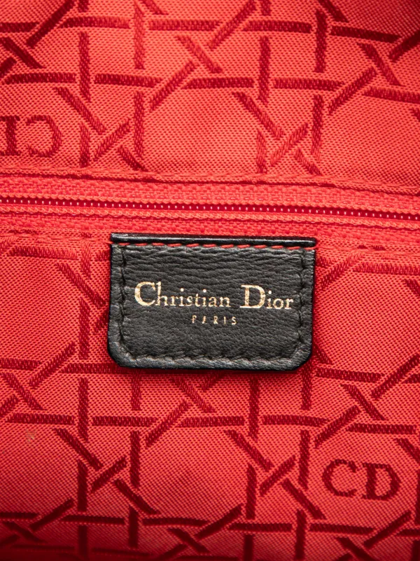 Christian Dior Pre-Owned 1997 Large Lambskin Cannage Lady Dior