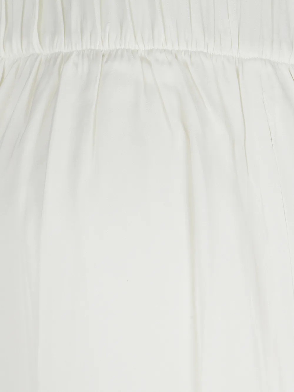 SILK95FIVE Amalfi broek met elastische tailleband Wit