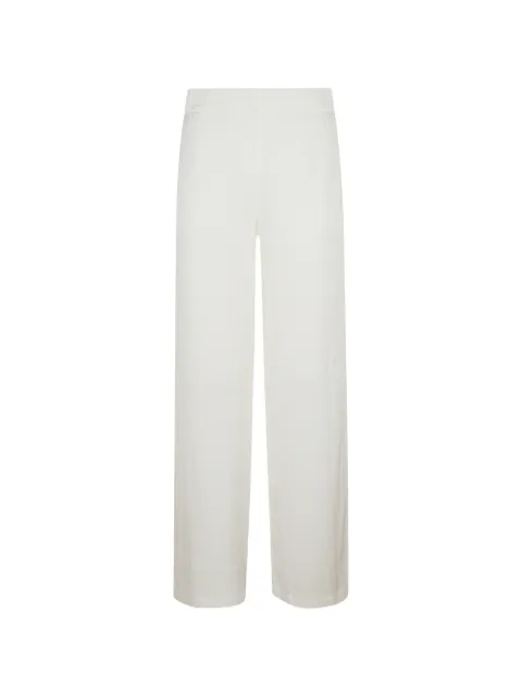 SILK95FIVE Amalfi elasticated-waistband wide-leg trousers