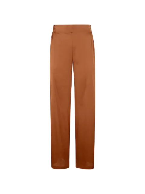 SILK95FIVE elasticated-waistband silk trousers