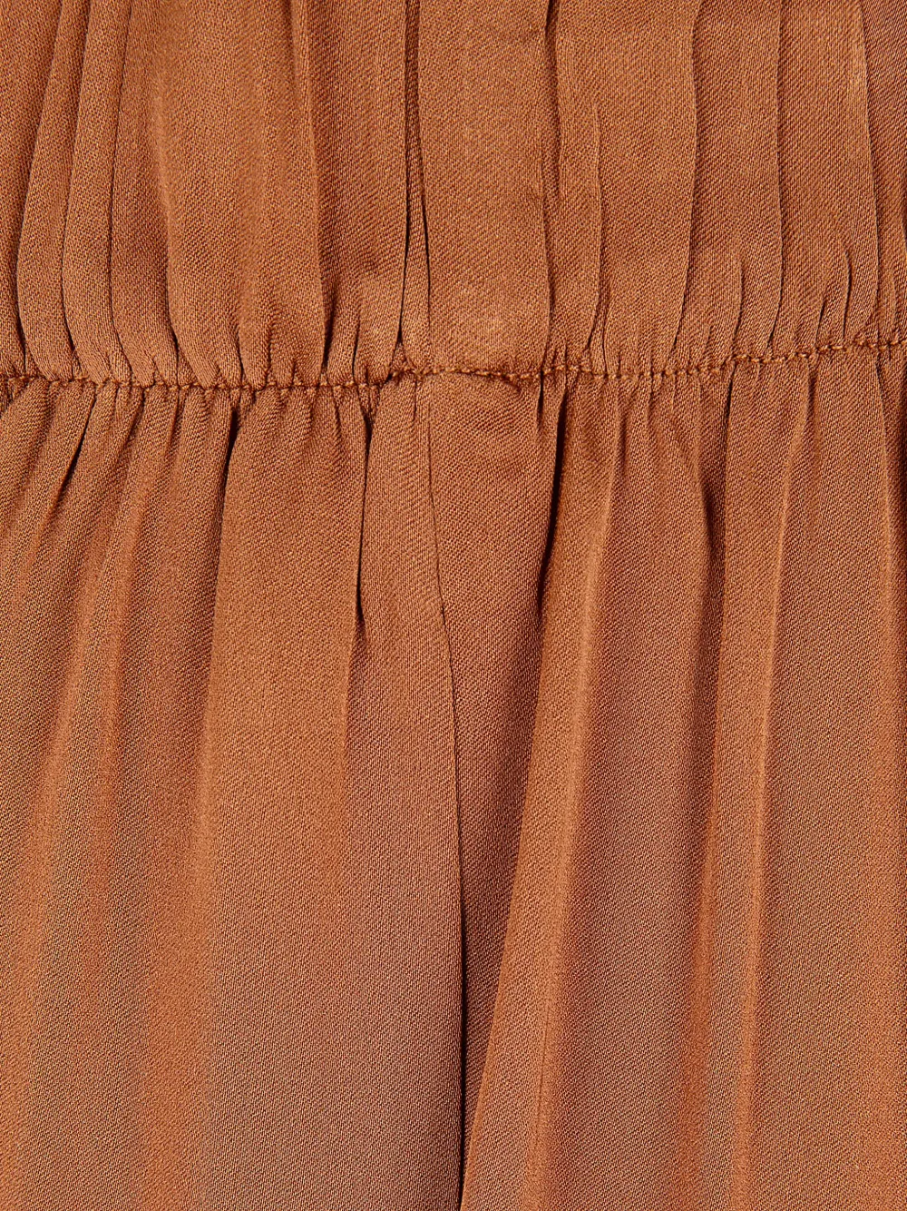 SILK95FIVE Broek met elastische tailleband Bruin