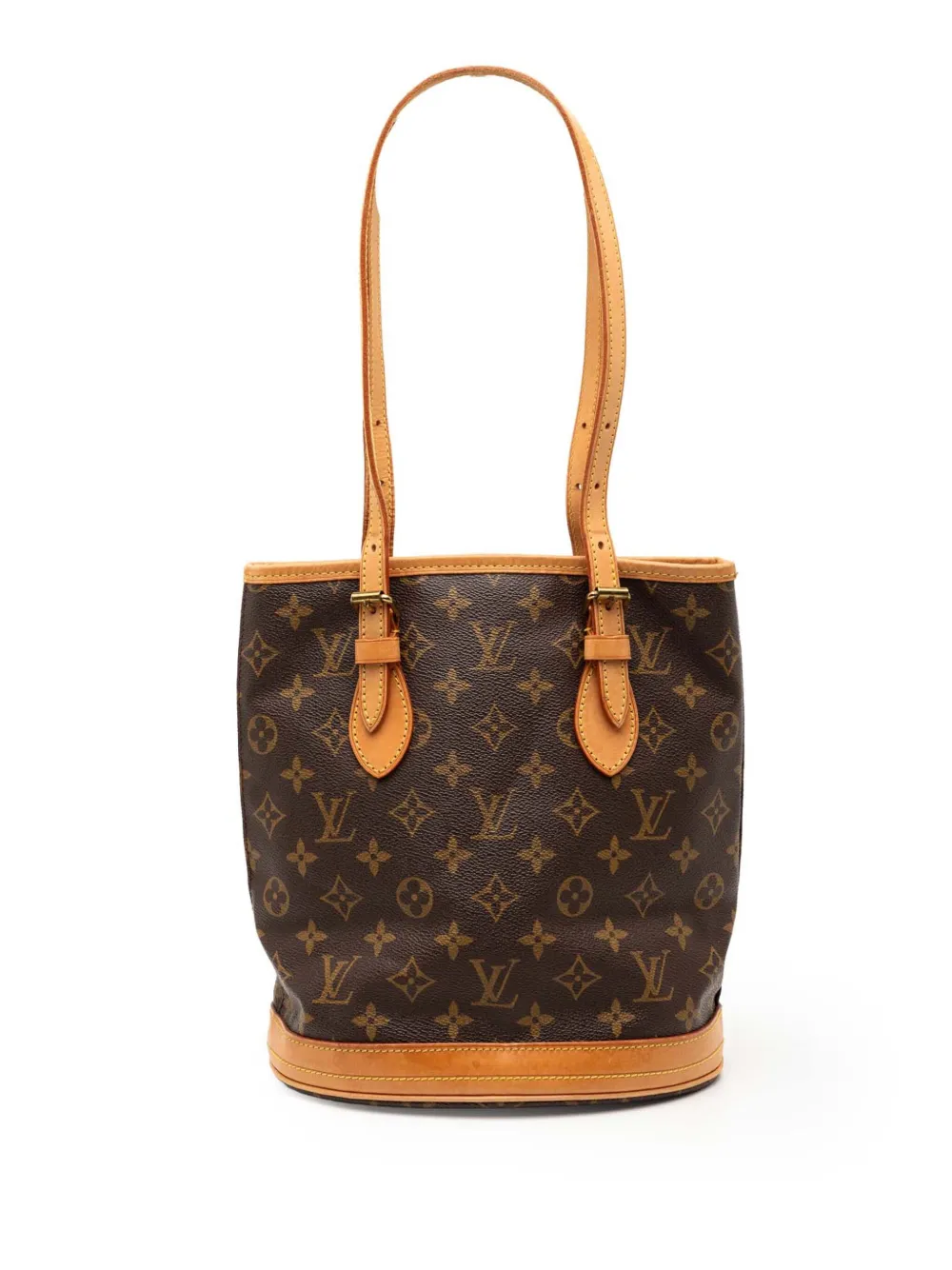 Louis Vuitton Pre-Owned 2001 Monogram Petit bucket bag - Marrone