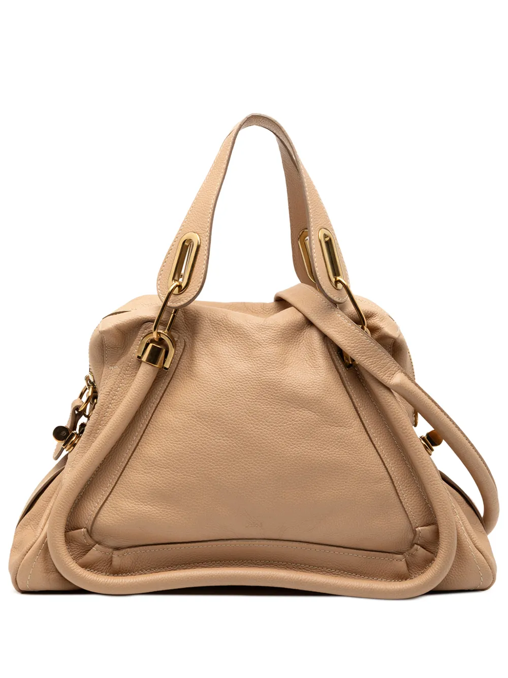 Chloé Pre-Owned 2008 Medium Leather Paraty satchel - Marrone