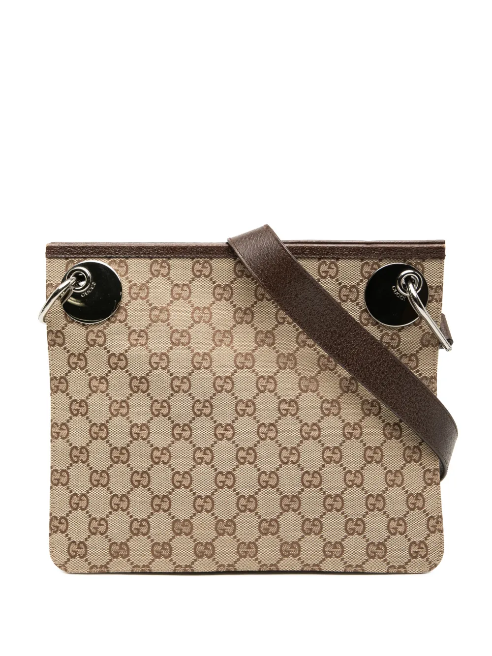 Gucci Pre-Owned 2000-2015 GG Canvas Eclipse crossbody bag - Marrone