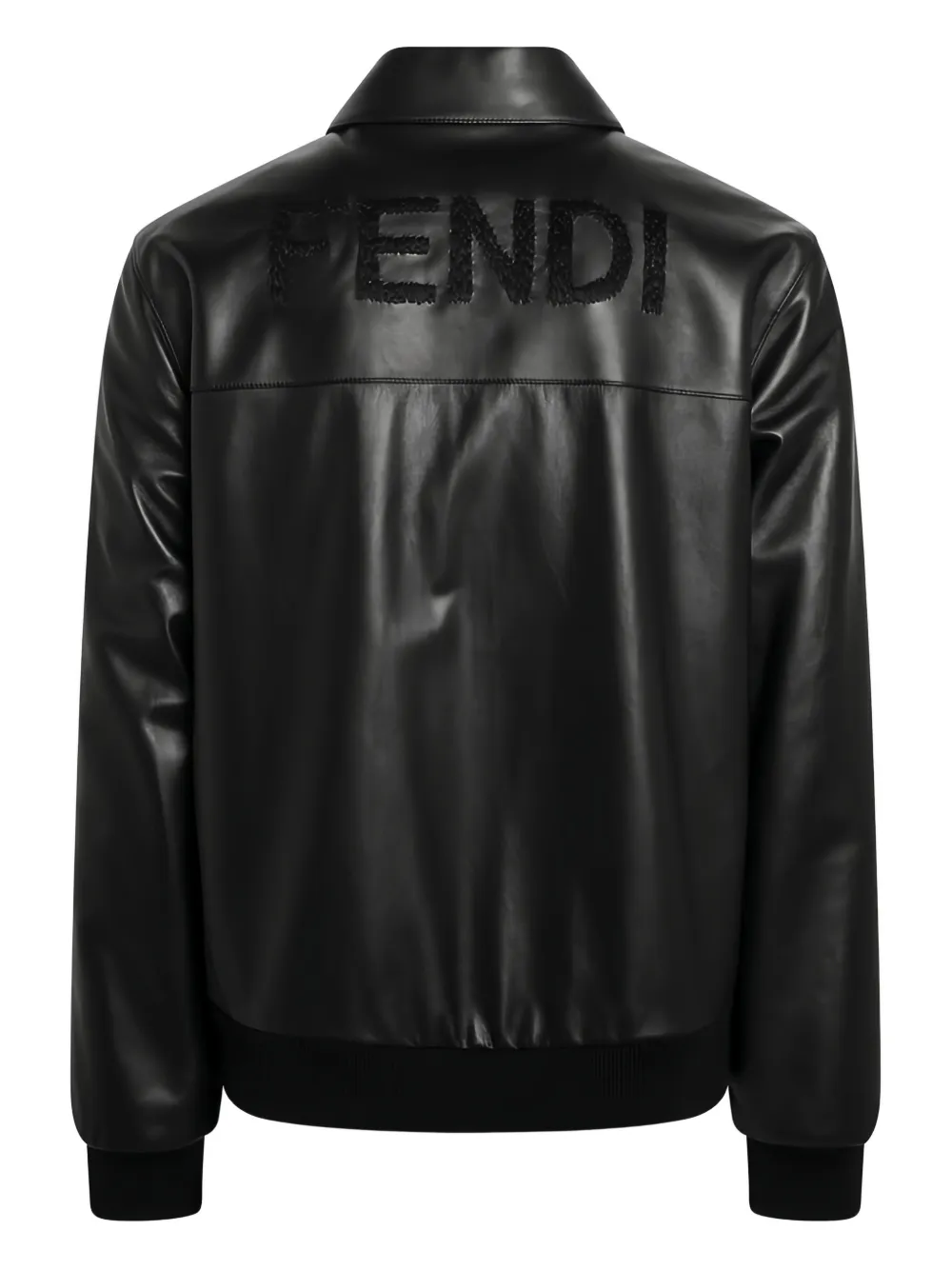 FENDI Lammy jack met tekst Zwart