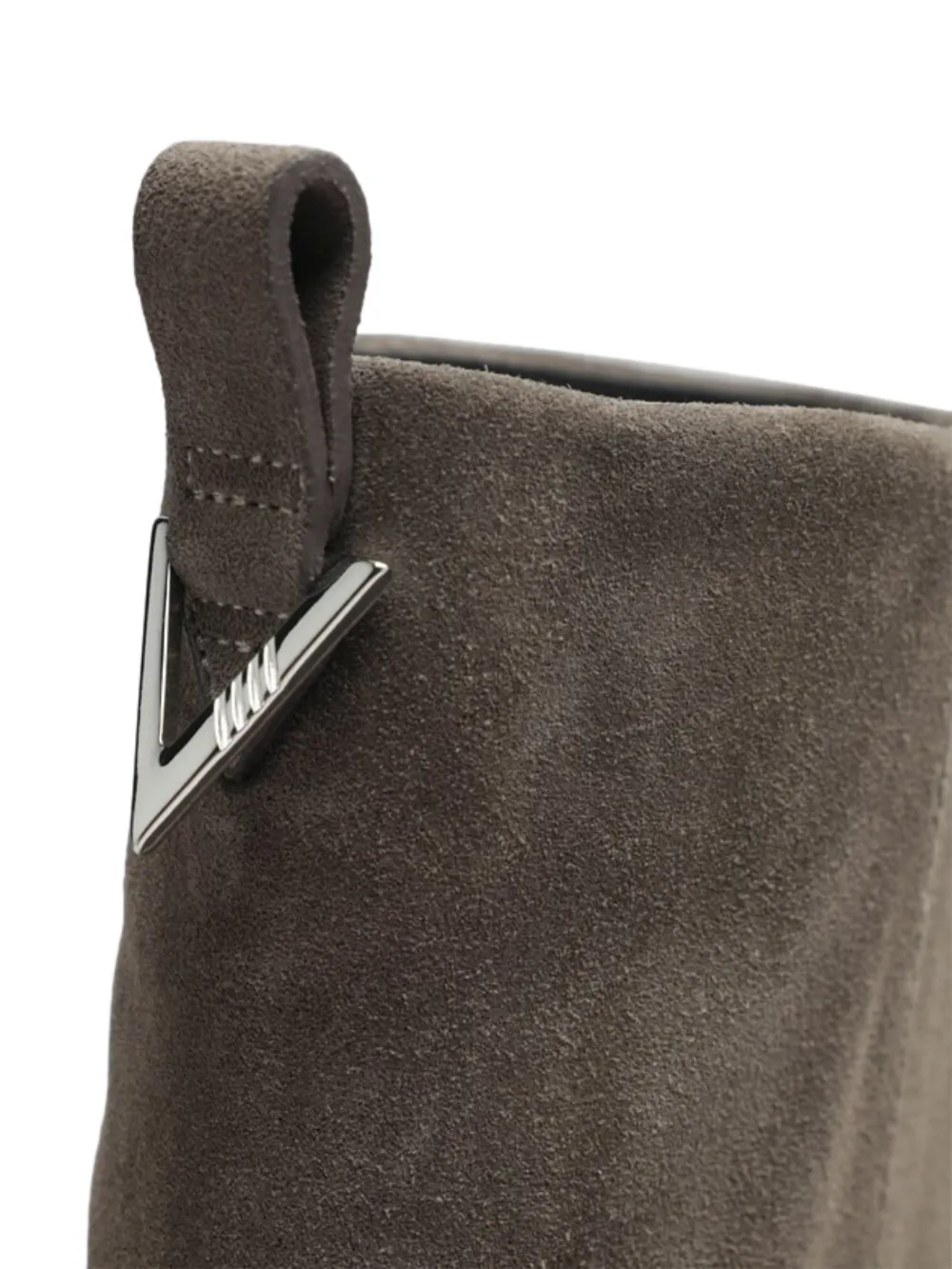 The Attico Robin suède laarzen Grijs