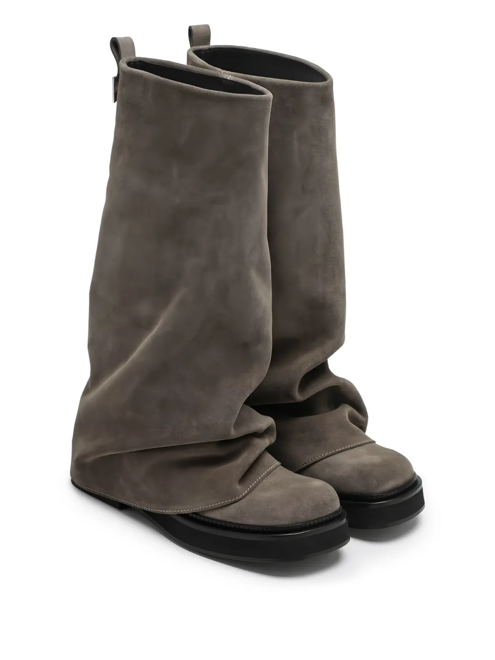 The Attico Robin suède laarzen Grijs