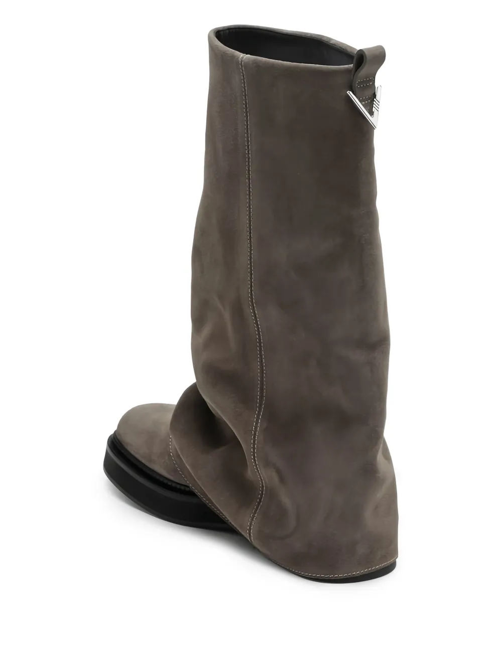 The Attico Robin suède laarzen Grijs