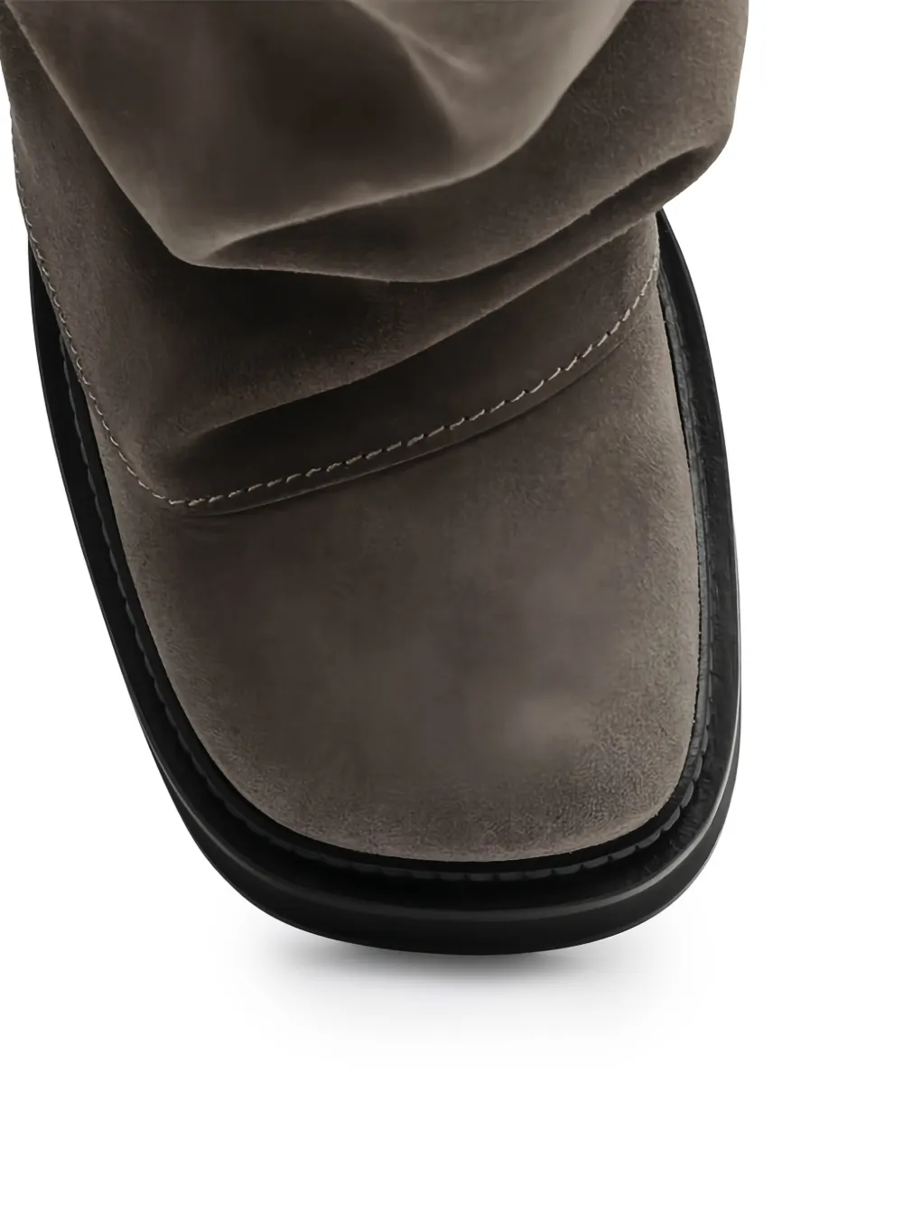 The Attico Robin suède laarzen Grijs