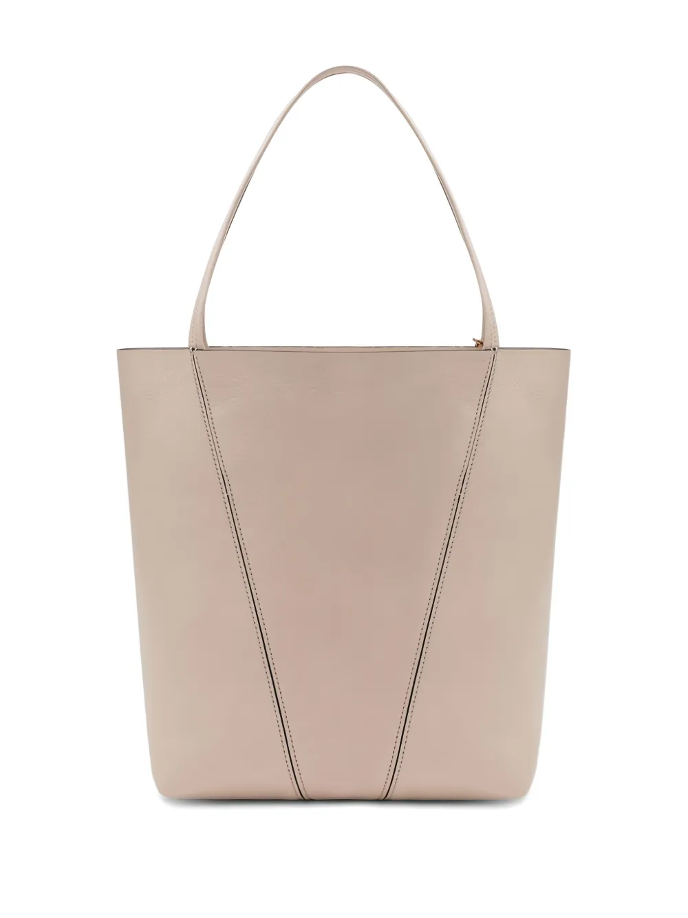  Chloé Borsa Tote Spin In Pelle - Toni Neutri 