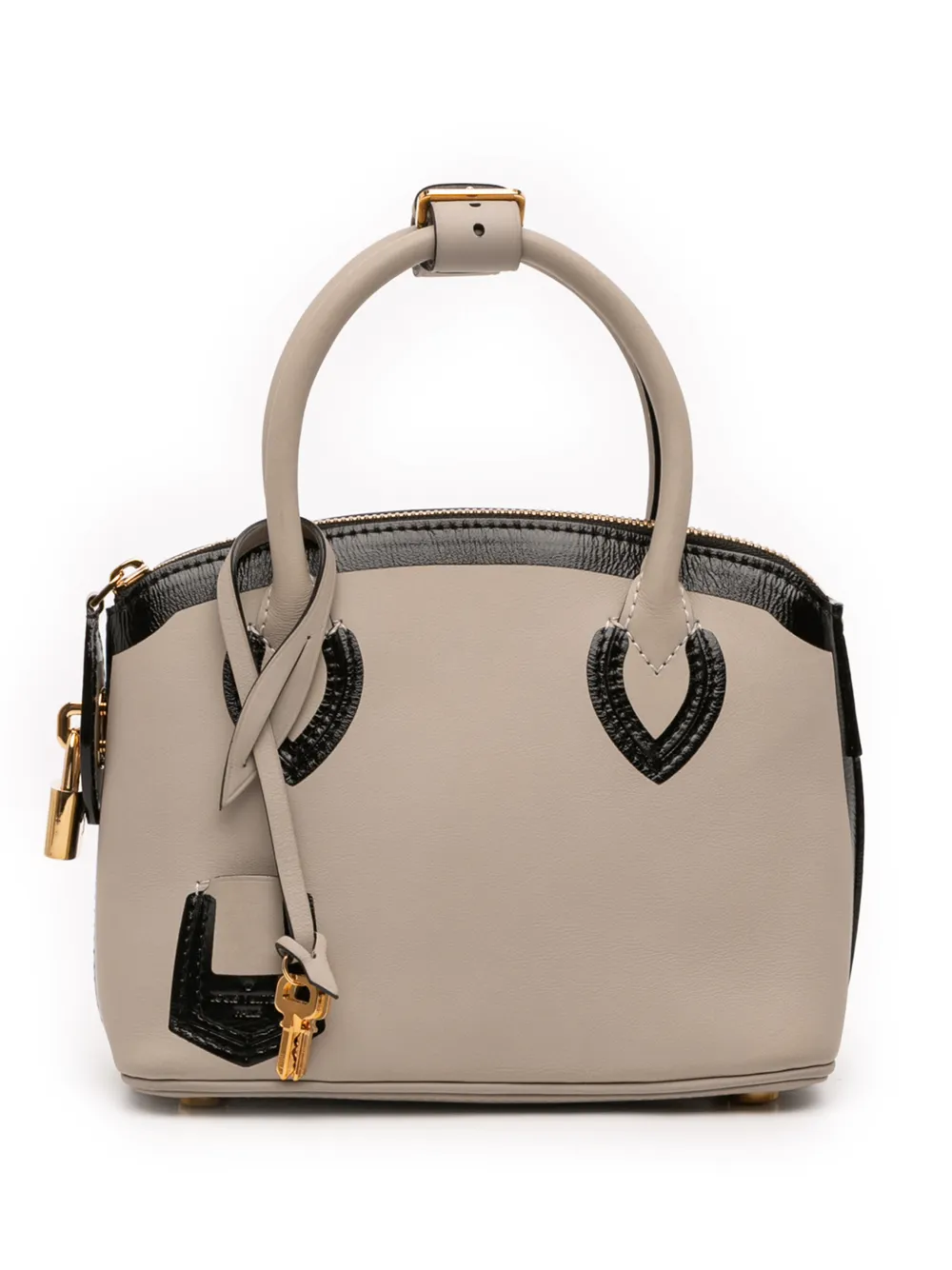 Louis Vuitton Pre-Owned 2011 Cuir Obsession Lockit BB handbag - Nero