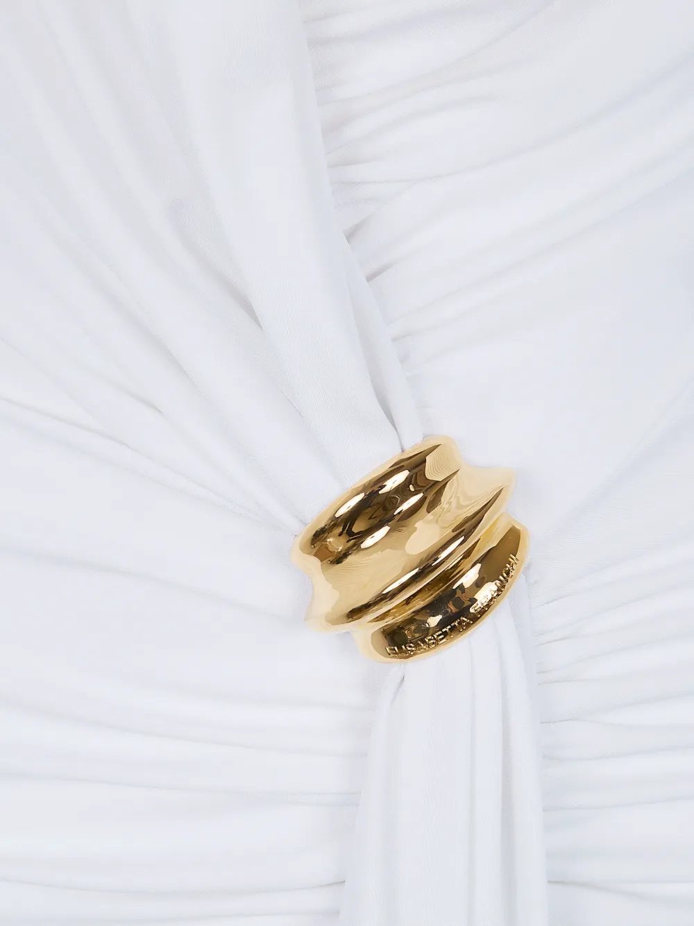 Elisabetta Franchi マキシドレス | ホワイト | FARFETCH JP