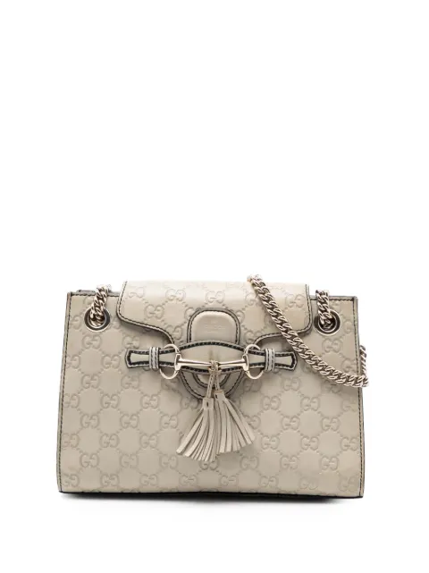 Gucci Pre-Owned 2016-2025 Small Guccissima Emily shoulder bag