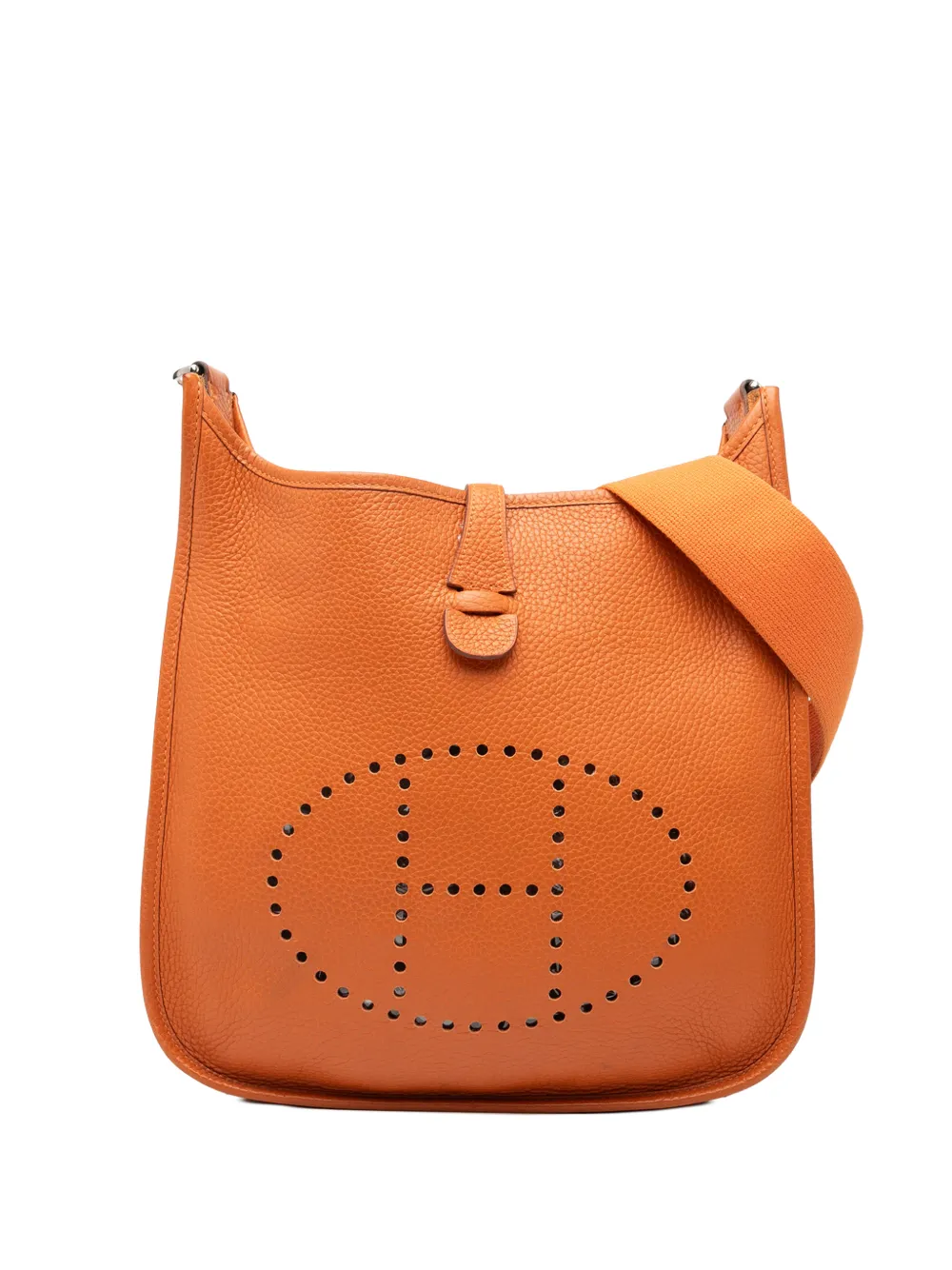Hermès Pre-Owned 2005 Clemence Evelyne III PM crossbody bag - Orange