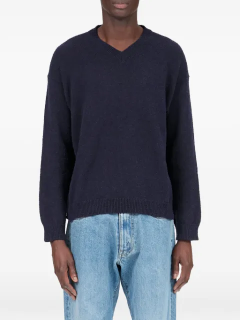 Maison Margiela suéter con cuello en V