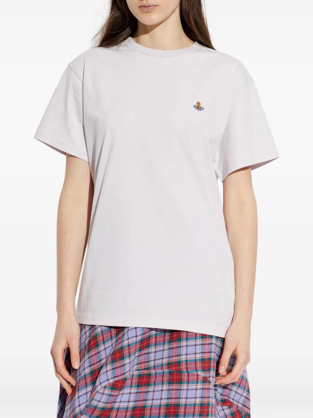 Vivienne Westwood T-shirt met borduurwerk Beige