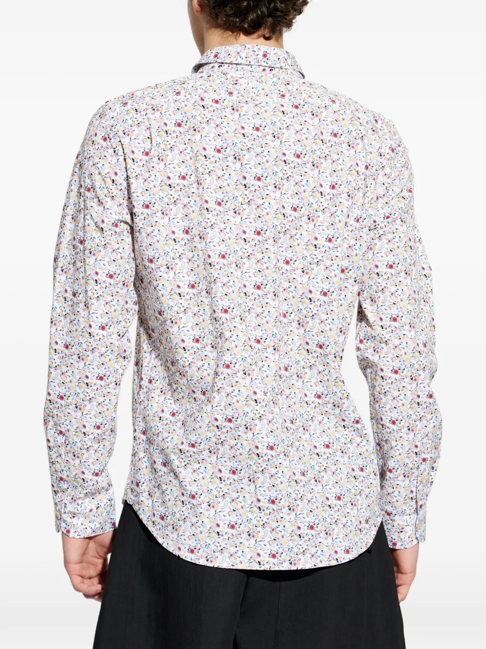 PS Paul Smith Overhemd met bloemenprint Wit