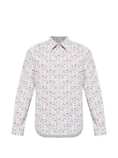 PS Paul Smith long-sleeve floral-print shirt