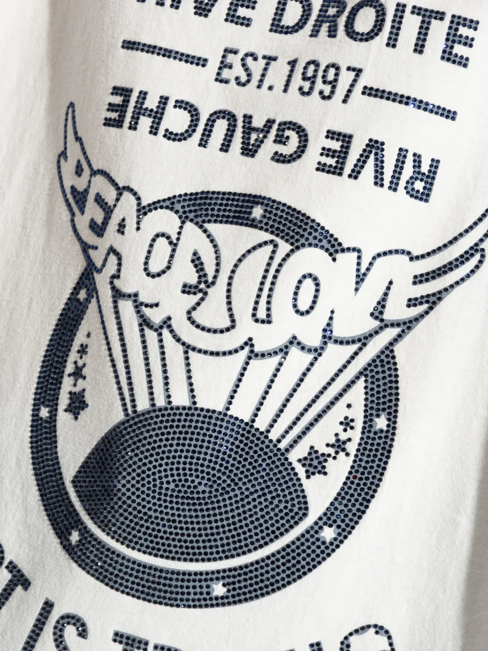 Zadig&Voltaire T-shirt met grafische print Wit