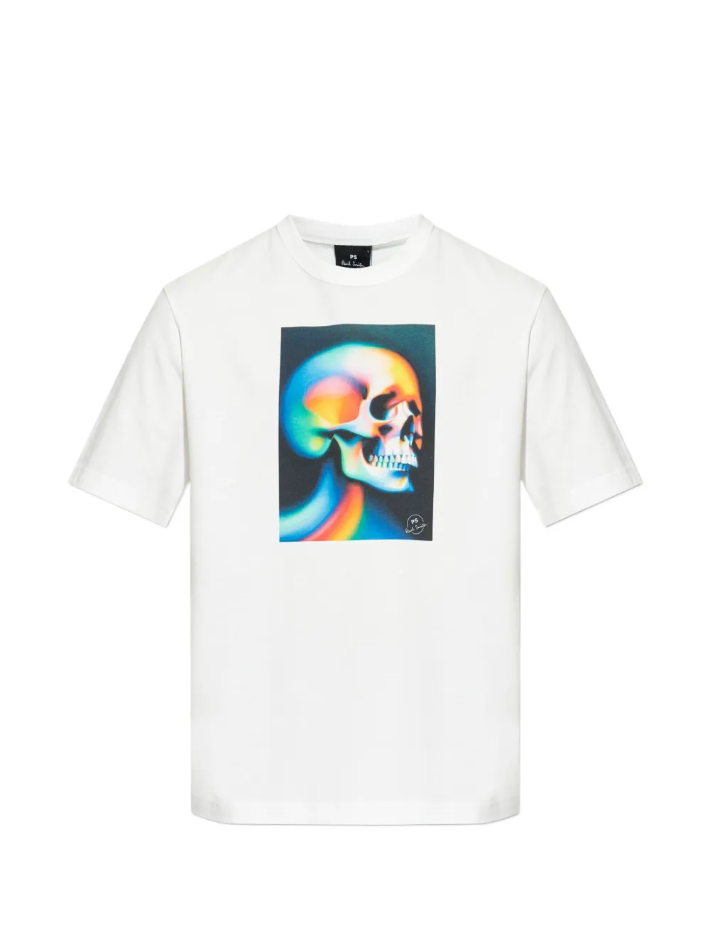 PS Paul Smith skull-print T-shirt - Weiß
