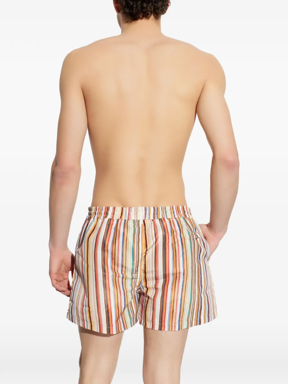 Painted Signature Stripe Swim Shorts