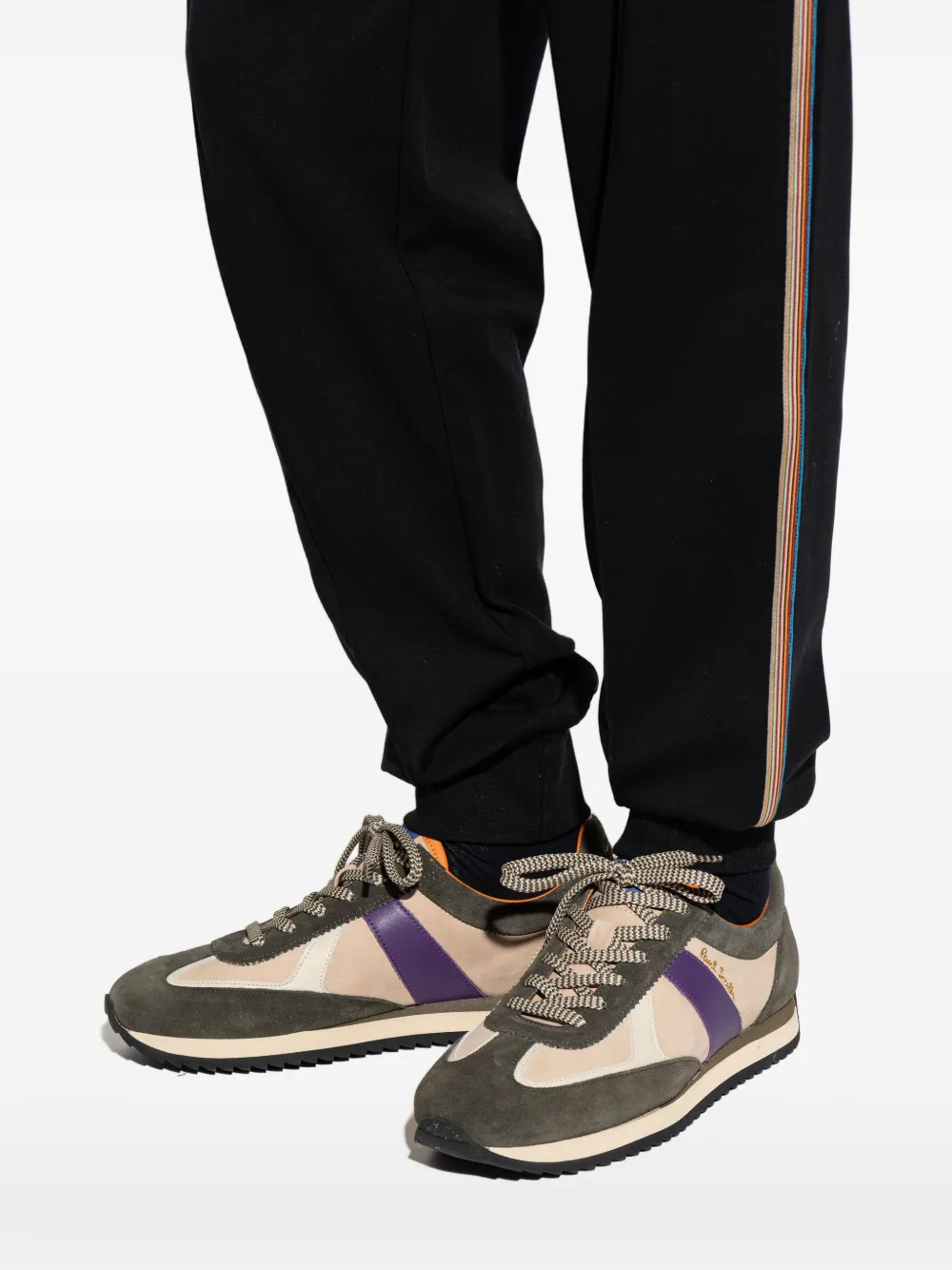 Paul Smith lace-up sneakers Beige