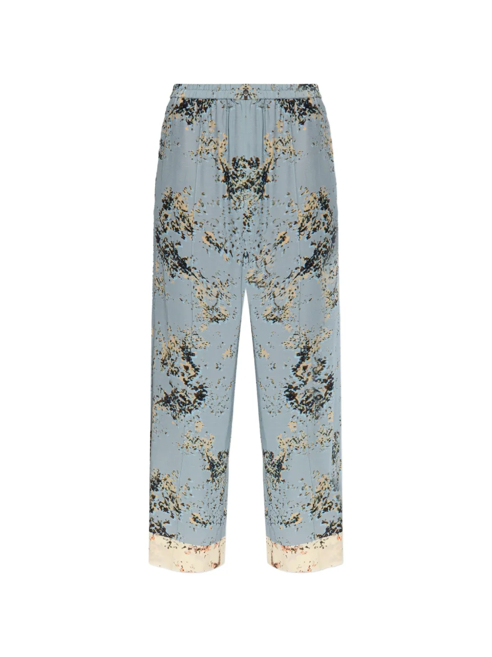 Paul Smith print button trousers - Blu