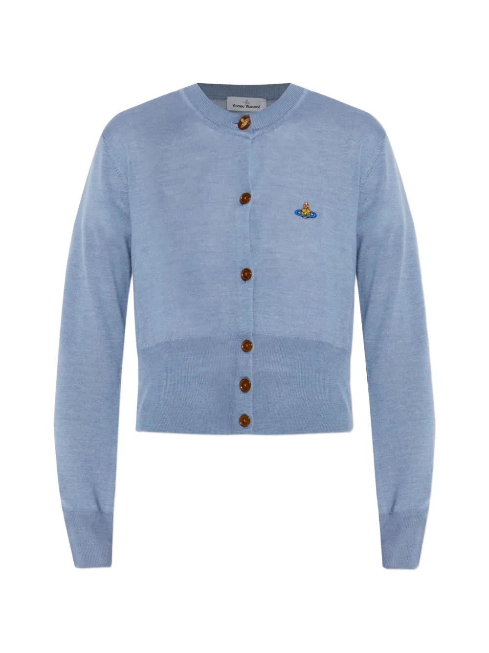 Vivienne Westwood buttoned logo cardigan - Blau